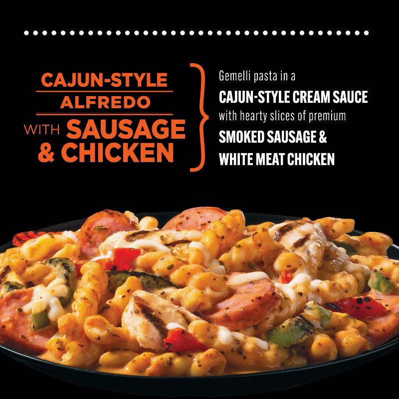 slide 5 of 10, Devour Frozen Cajun Style Alfredo with Sausage and Chicken - 10oz, 10 oz