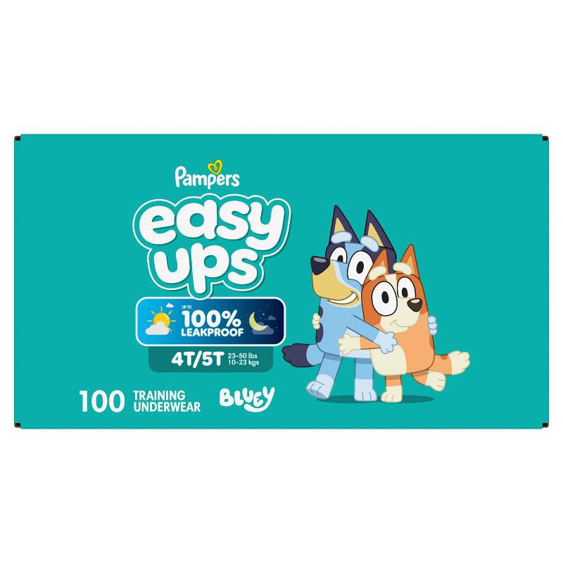 slide 14 of 16, Pampers Easy Ups Bluey Training Underwear - Size 4T-5T - 100ct, 100 ct