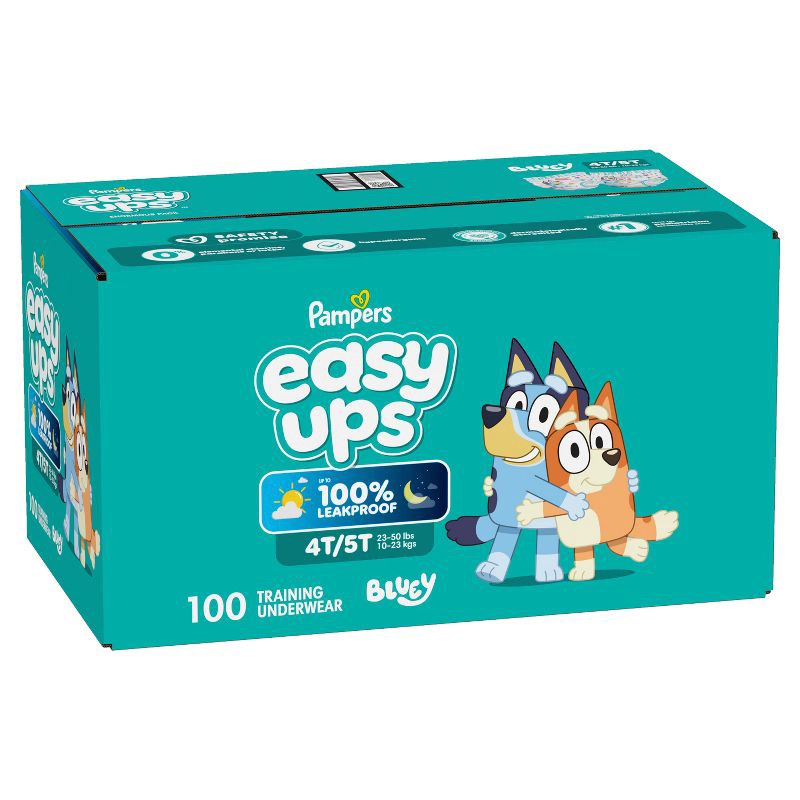 slide 15 of 16, Pampers Easy Ups Bluey Training Underwear - Size 4T-5T - 100ct, 100 ct