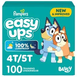 Pampers Easy Ups Bluey Training Underwear - Size 4T-5T - 100ct