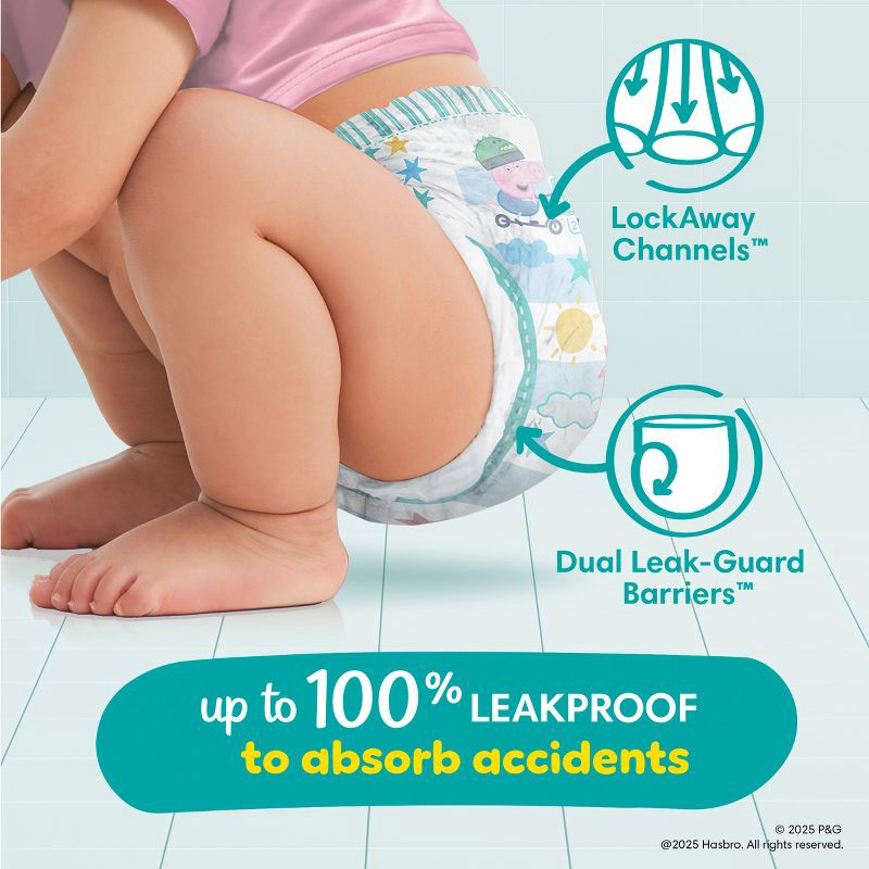 slide 4 of 14, Pampers Easy Ups Girls' Disposable Training Underwear - 3T-4T - 116ct, 116 ct