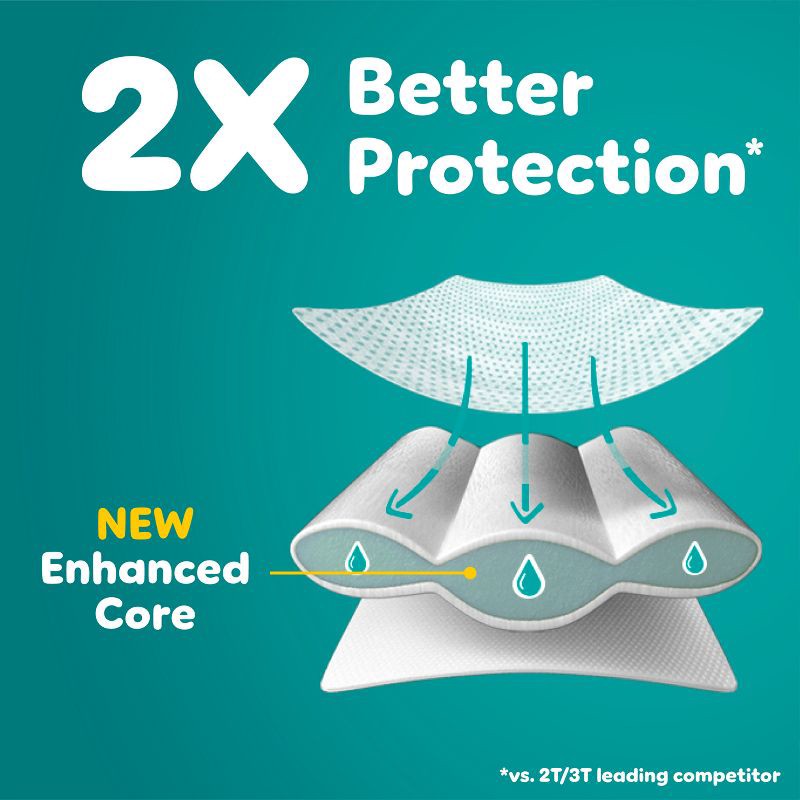 slide 4 of 16, Pampers Easy Ups Girls' Disposable Training Underwear - 3T-4T - 116ct, 116 ct