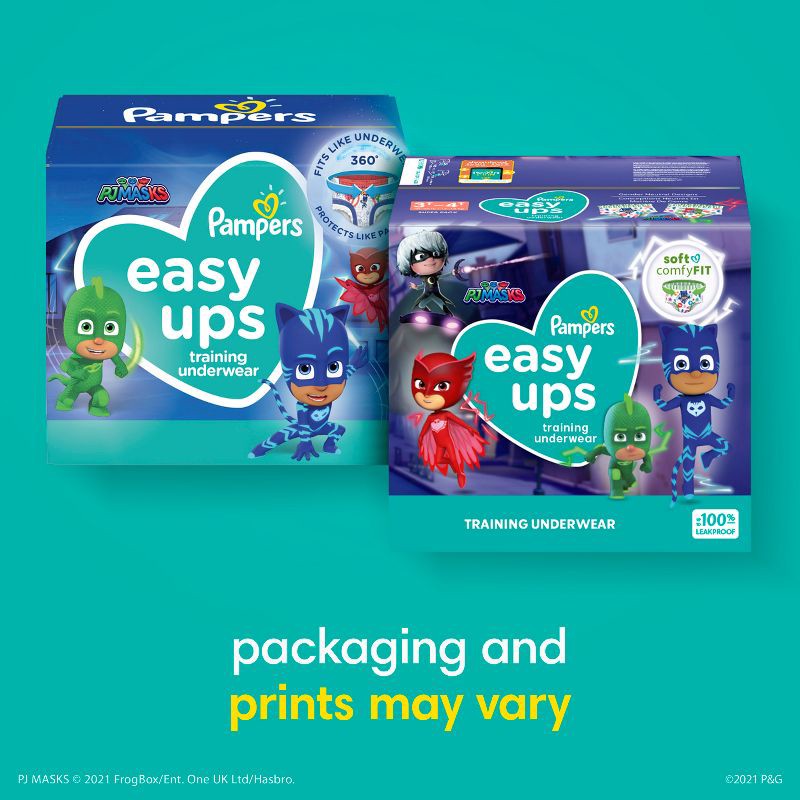 slide 2 of 12, Pampers Easy Ups Boys PJ Masks Training Underwear Enormous Pack - 3T-4T - 116ct, 116 ct