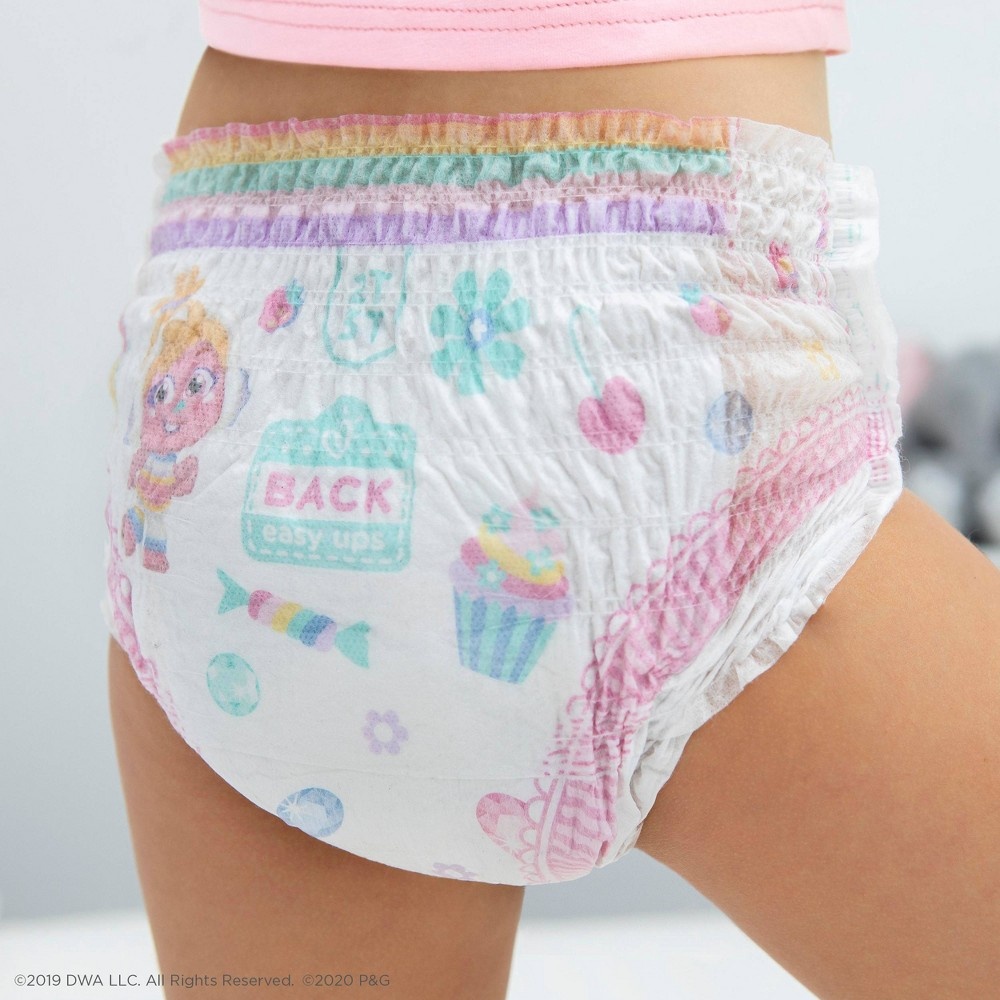 slide 5 of 6, Pampers Easy Ups Girls Trolls Training Underwear Enormous Pack Size 2T3T - 132ct, 132 ct