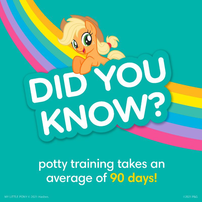 slide 8 of 9, Pampers Easy Ups Girls' My Little Pony Disposable Training Underwear - 4T-5T - 100ct, 100 ct