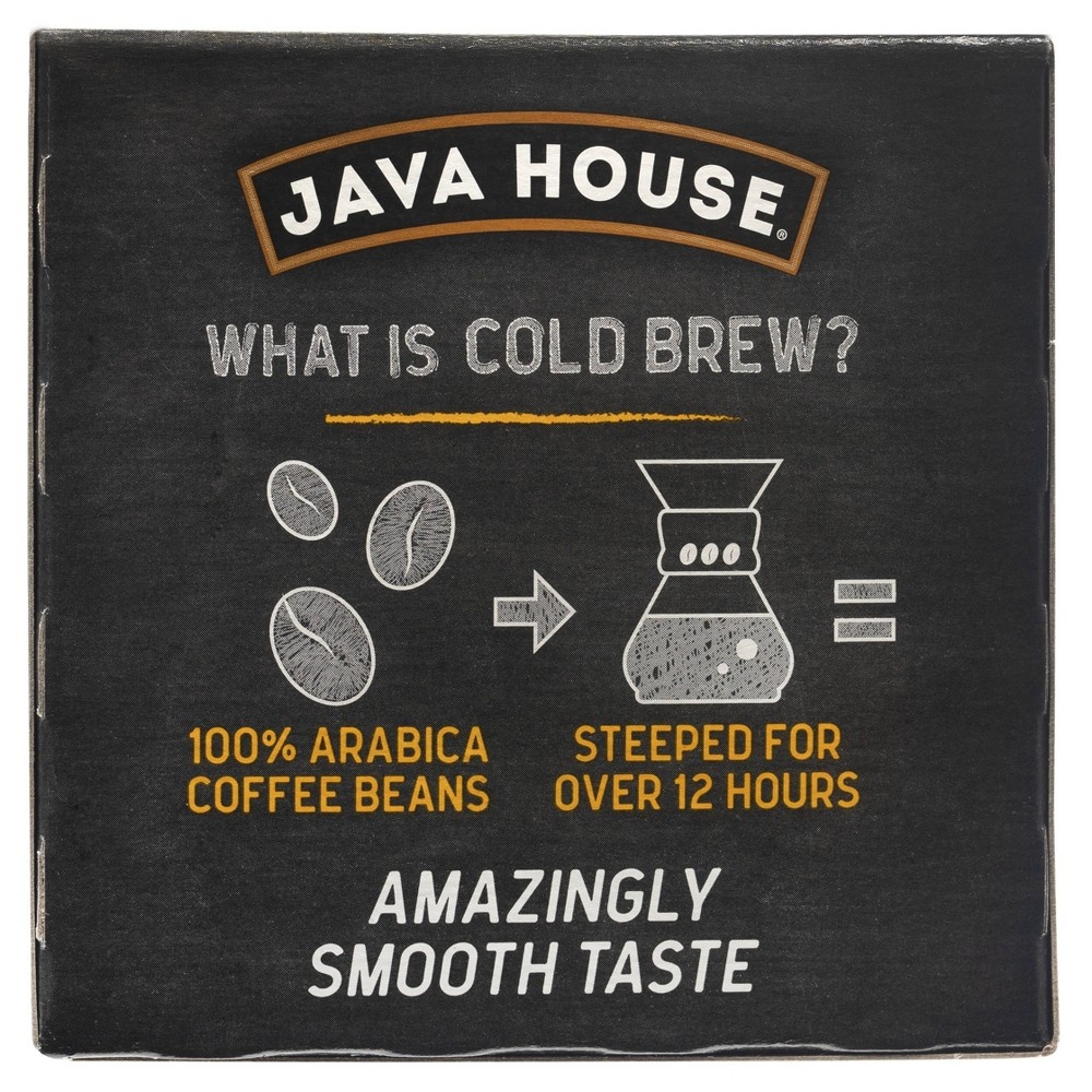 slide 10 of 11, Java House Cold Brew Colombian Black Medium Roast Single Serve - 12ct, 12 ct