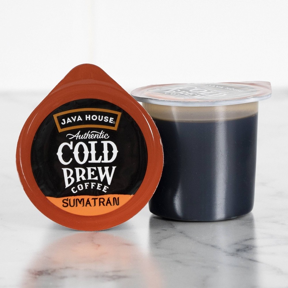 slide 3 of 11, Java House Cold Brew Sumatran Dark Roast Single Serve, 12 ct