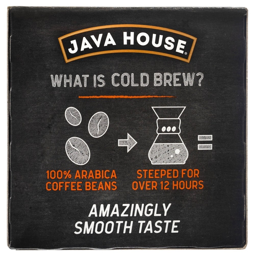 slide 10 of 11, Java House Cold Brew Sumatran Dark Roast Single Serve, 12 ct