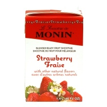 slide 1 of 1, Monin Strawberry Smoothie Mix - 46 fl oz, 46 fl oz