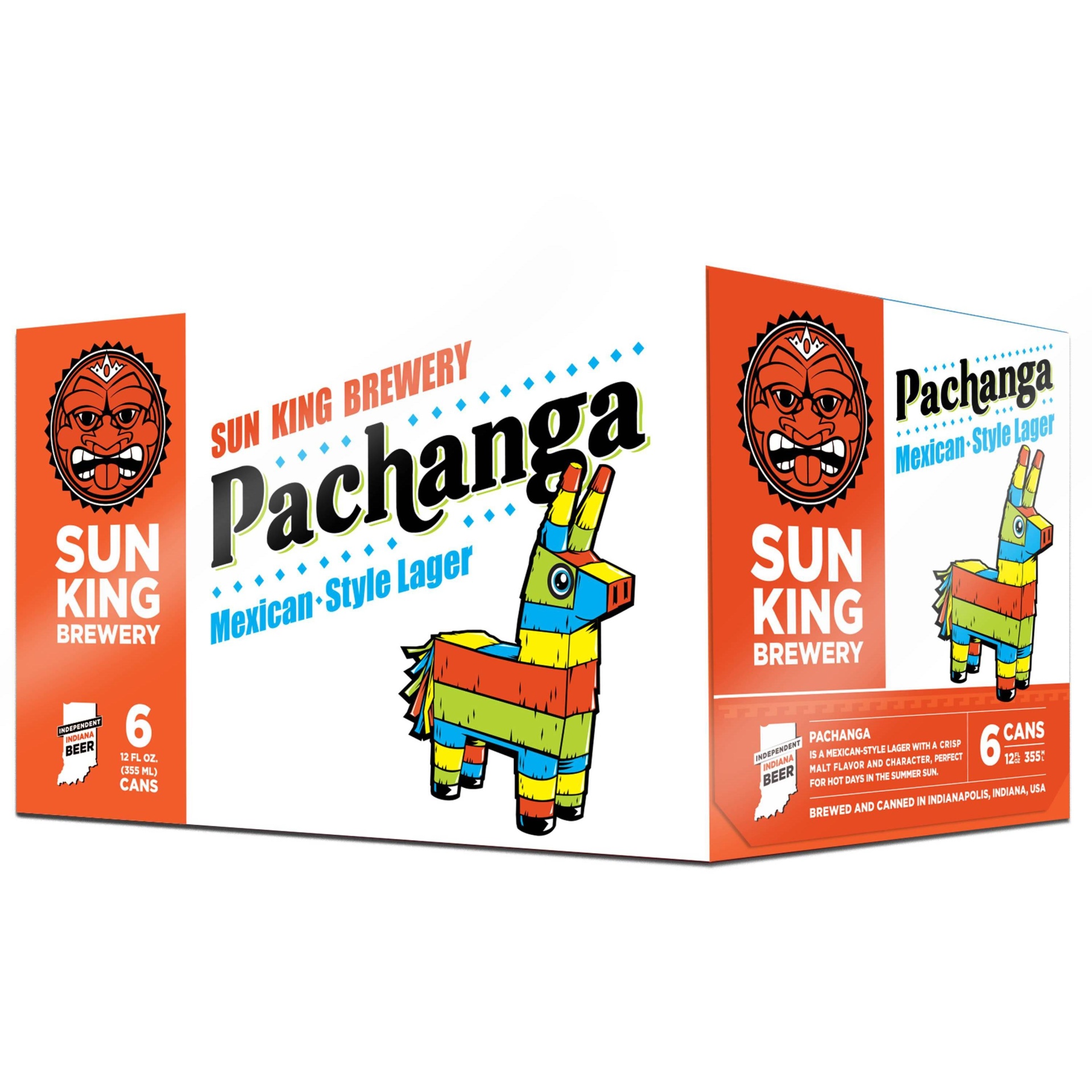 slide 1 of 2, Sun King Brewery Sun King Pachanga Mexican Style Lager Beer - 6pk/12 fl oz Cans, 6 ct; 12 fl oz