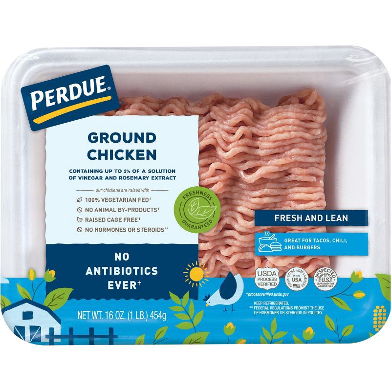 slide 1 of 4, Perdue Ground Chicken - 16oz, 16 oz