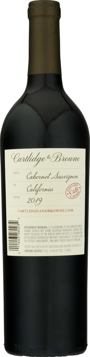 slide 5 of 10, Cartlidge & Browne Cartlidge & Brown 2019 Cabernet Sauvignon, California, 750ml, 750 ml