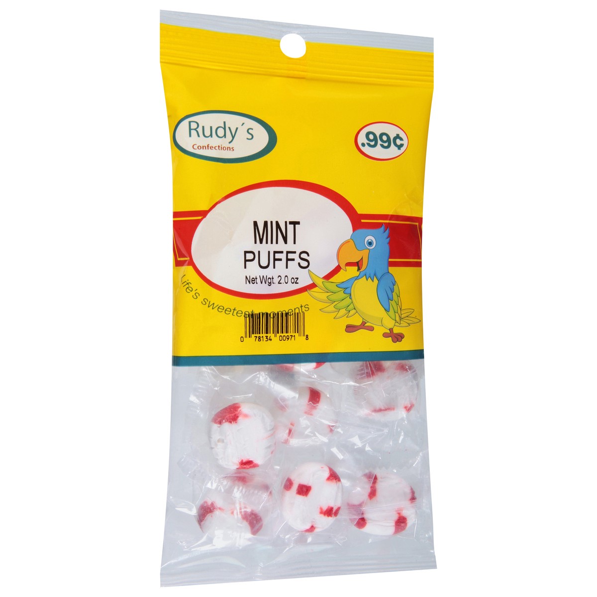 slide 7 of 11, Rudy's Confections Mint Puffs 2.0 oz, 2 oz
