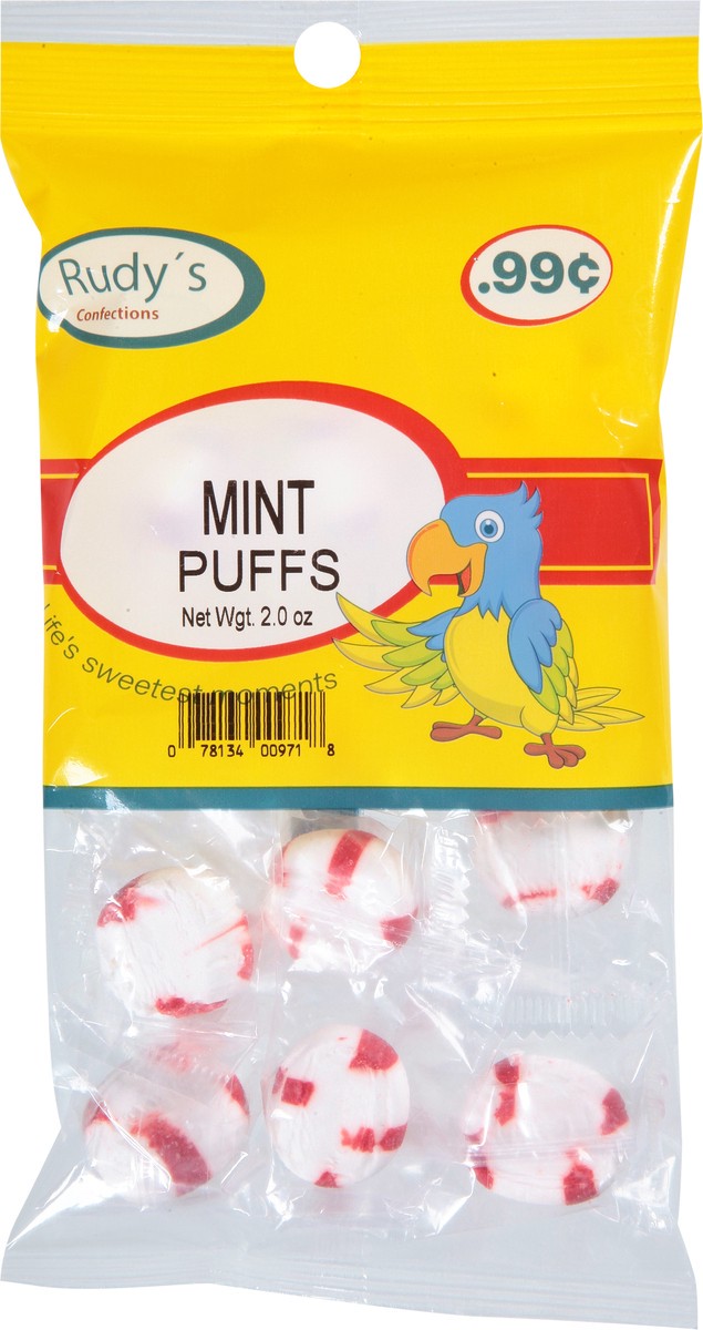 slide 3 of 11, Rudy's Confections Mint Puffs 2.0 oz, 2 oz
