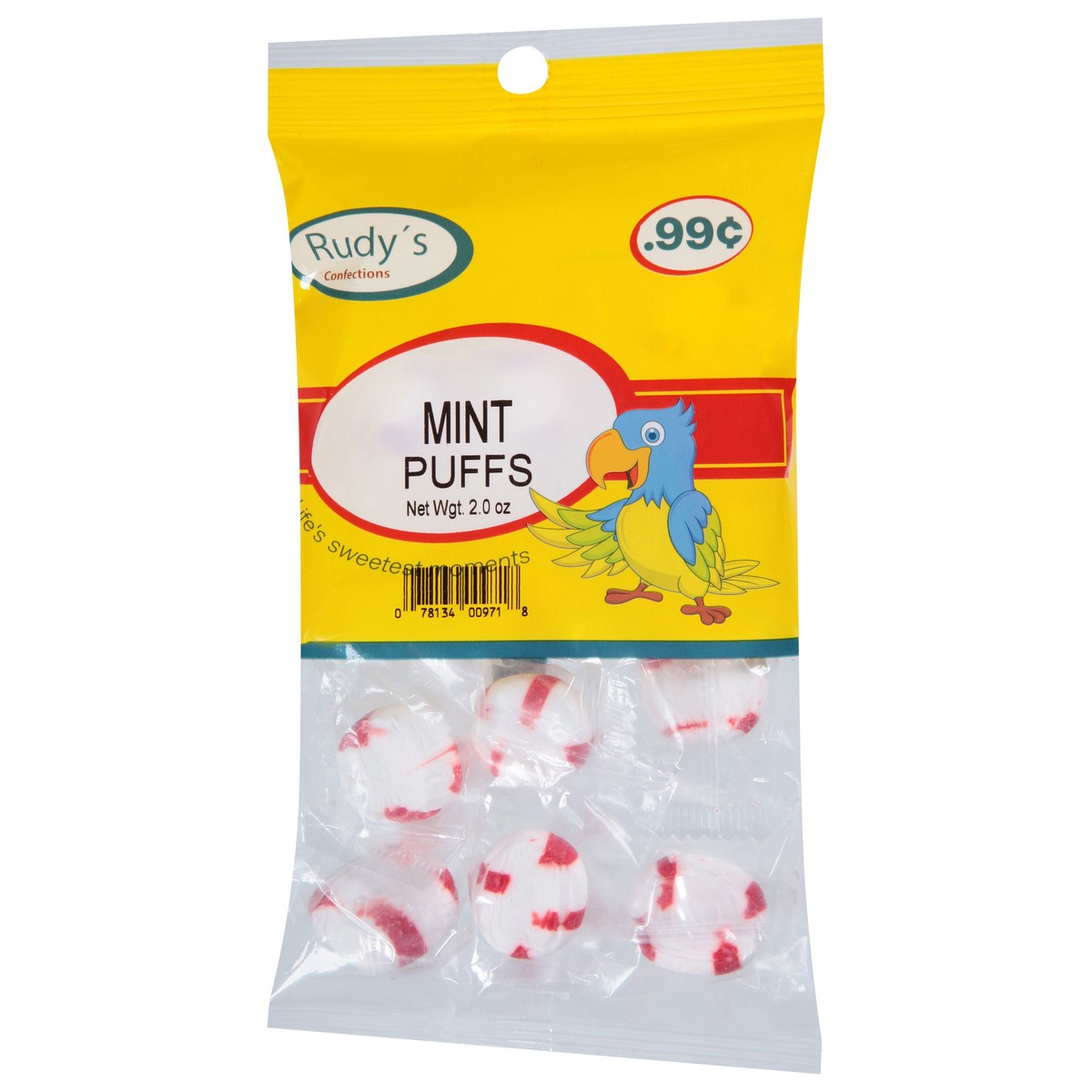 slide 9 of 11, Rudy's Confections Mint Puffs 2.0 oz, 2 oz