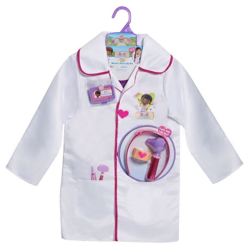 slide 1 of 4, Just Play Doc McStuffins Doctor's Dress Up Set - White, 1 ct