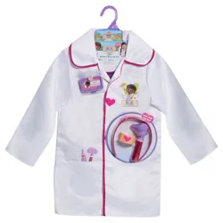 Doc McStuffins Doctor's Dress Up Set - White: Disney Junior Kids Costume Apparel by Just Play