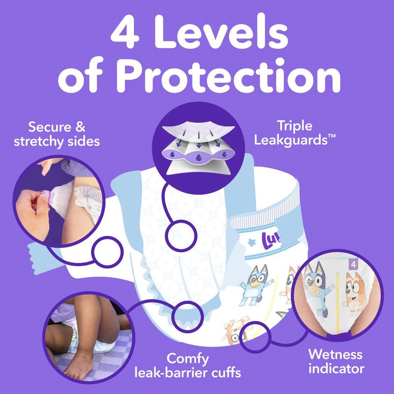 slide 2 of 12, Luvs Pro Level Leak Protection Diapers Giant Pack - Size 3 - 168ct, 3 x 168 ct