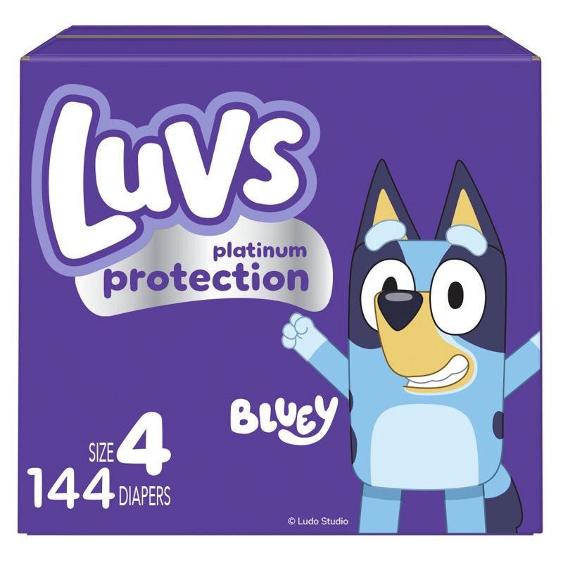 slide 1 of 12, Luvs Pro Level Leak Protection Diapers Giant Pack - Size 4 - 144ct, 4 pk; 144 ct
