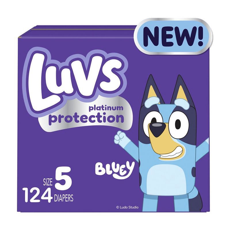 slide 1 of 10, Luvs Pro Level Leak Protection Diapers Giant Pack - Size 5 - 124ct, 124 ct