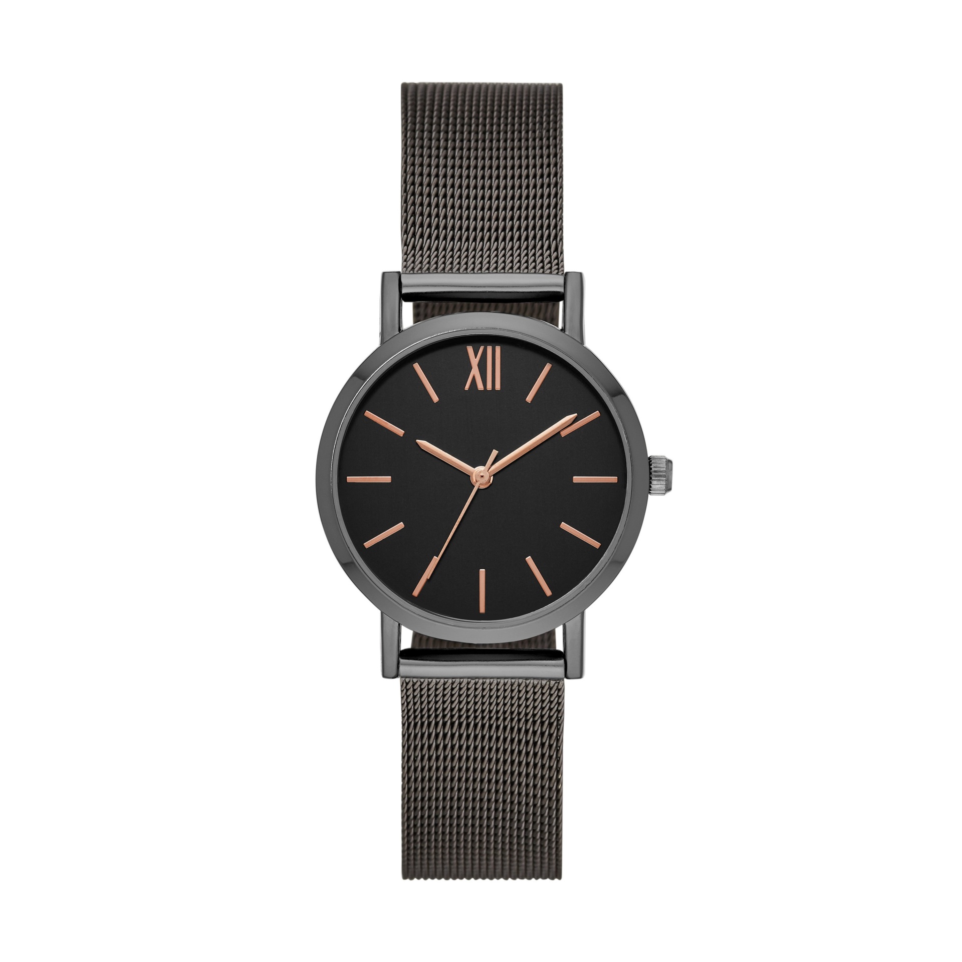 slide 1 of 1, Women's Mesh Strap Watch - A New Day Gray, 1 ct