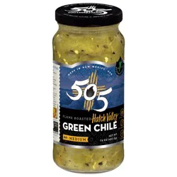 505 Southwestern Hatch Valley Flame Roasted Medium Heat Green Chile - 16oz