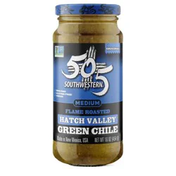 505 Southwestern Hatch Valley Flame Roasted Medium Heat Green Chile - 16oz