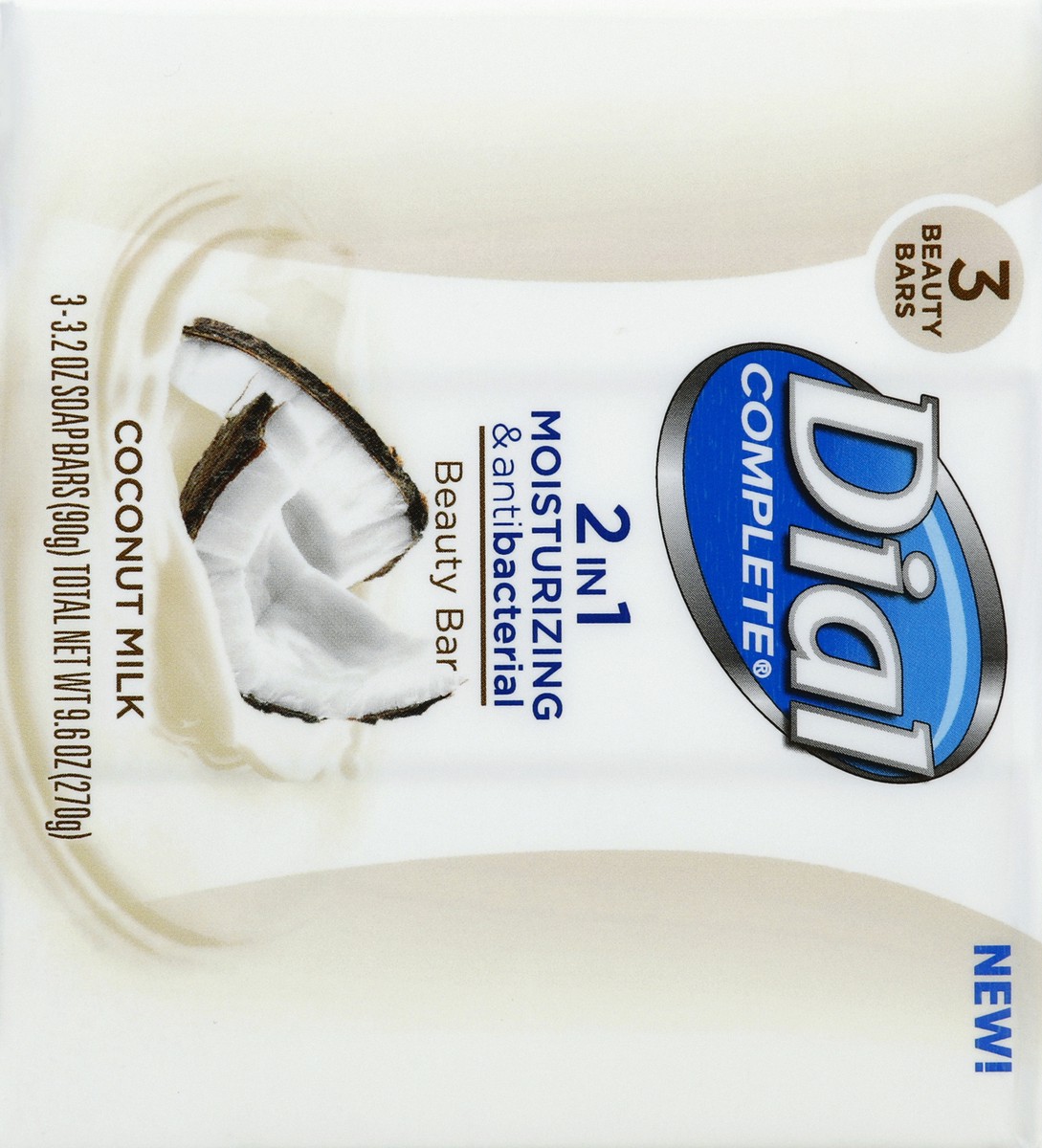 slide 6 of 6, Dial Coconut Milk Dial Bar Soap 3Pk, 3.2 oz