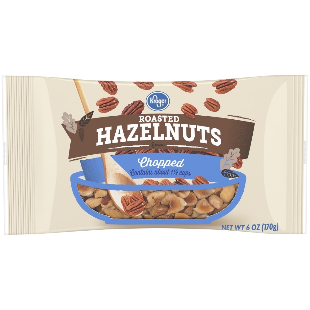 slide 1 of 1, Kroger Chopped Hazelnuts, 6 oz