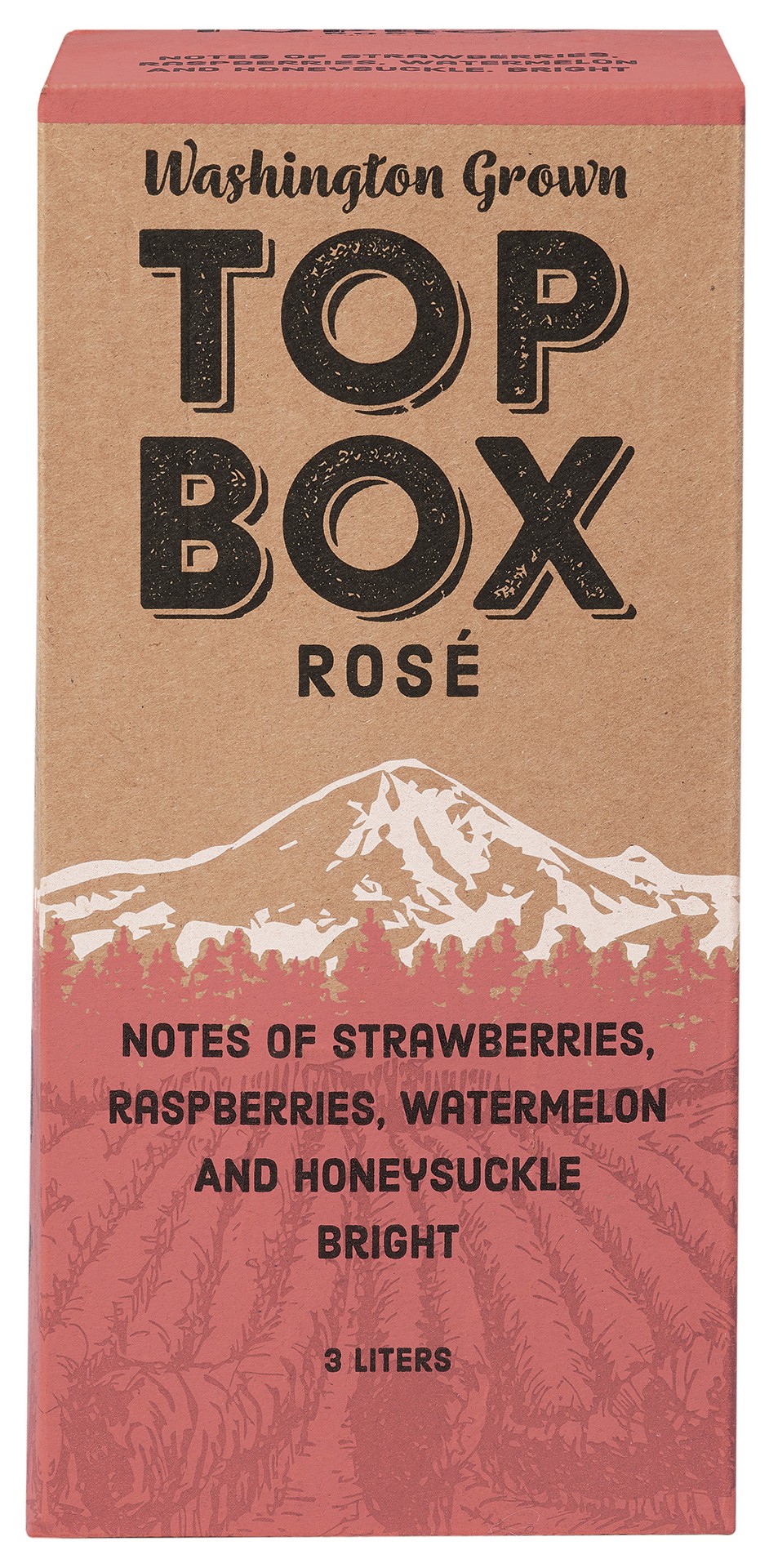 slide 3 of 5, Top Box Rosé, 3 liter