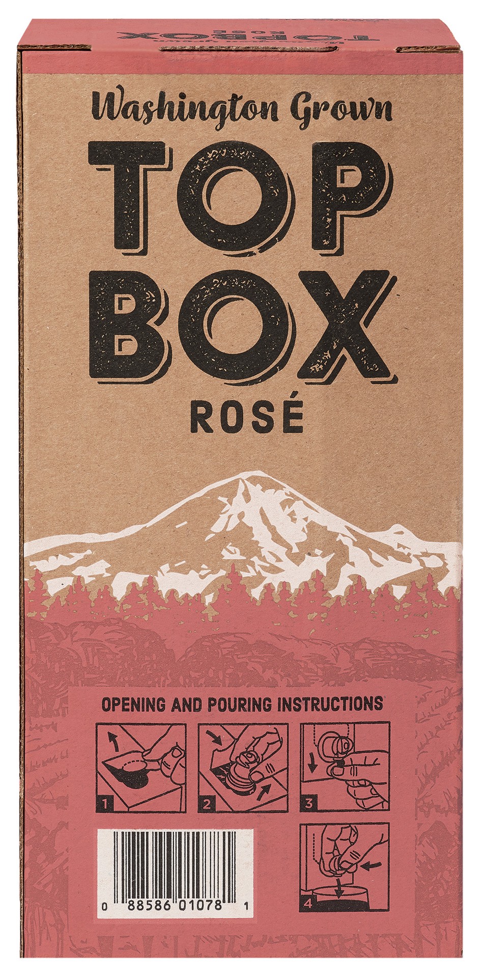 slide 5 of 5, Top Box Rosé, 3 liter