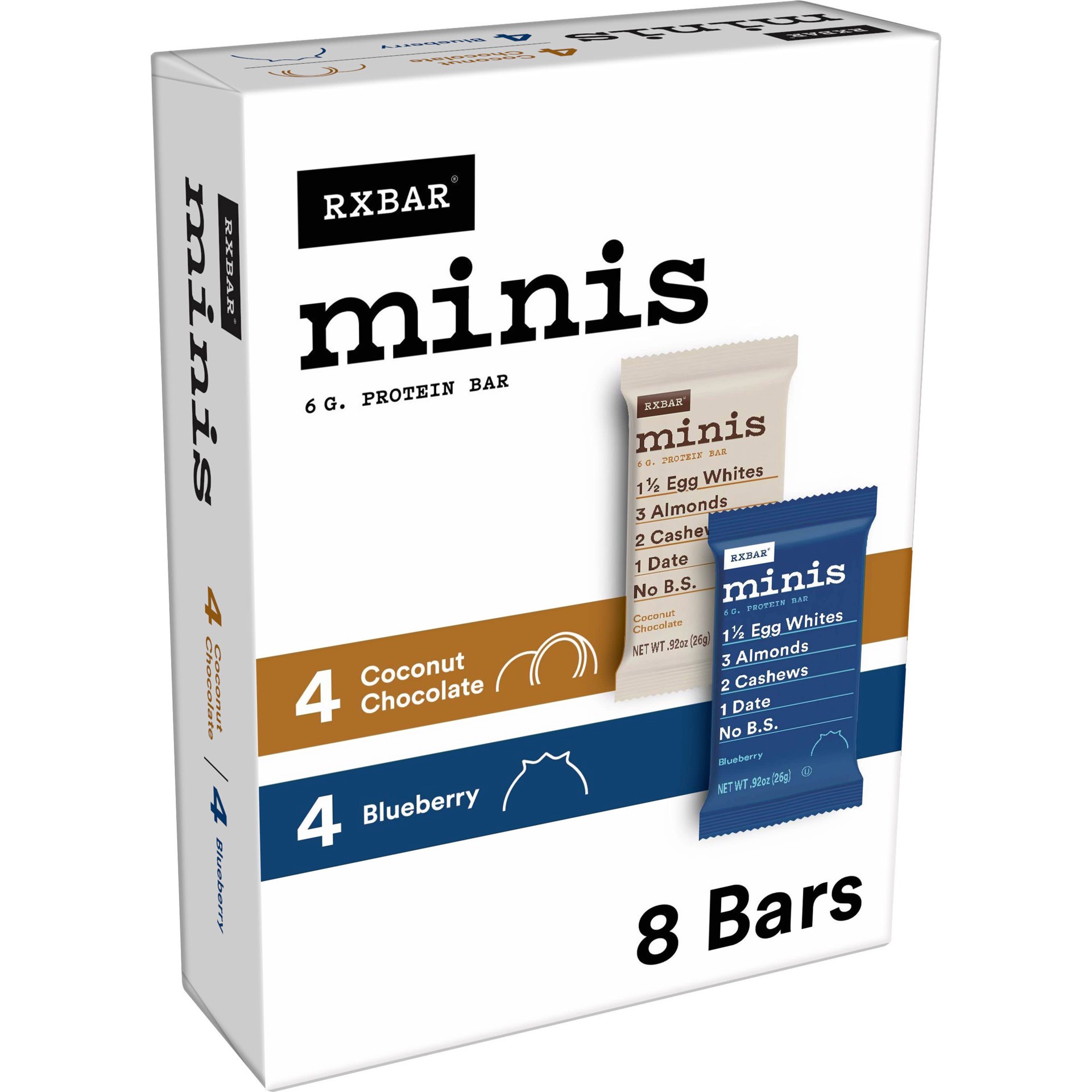 slide 1 of 8, RXBAR Minis Protein Bar, Variety Pack, 7.36 oz, 8 Count, 7.36 oz