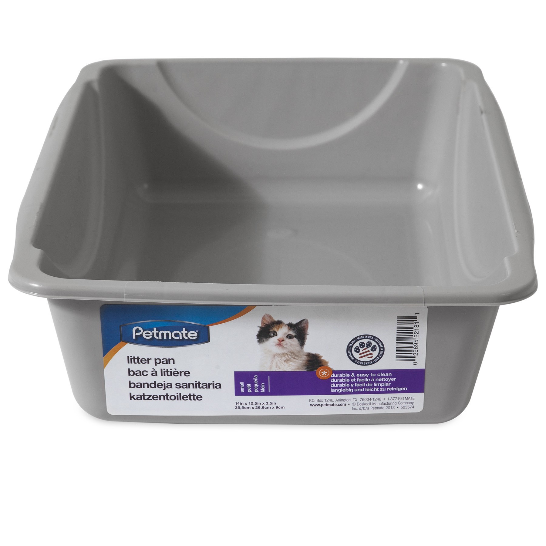 slide 3 of 10, Petmate Basic Litter Box, 1 ct