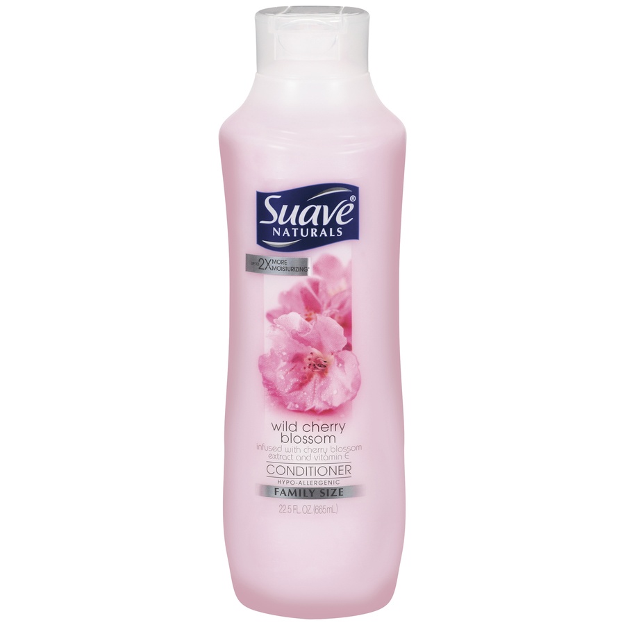 slide 1 of 1, Suave Naturals Conditioner Wild Cherry Blossom Infused With Cherry Blossom Extract & Vitamin E, 30 oz