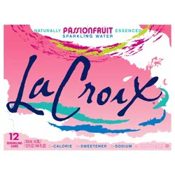 La Croix Passionfruit 12 Pack 12oz