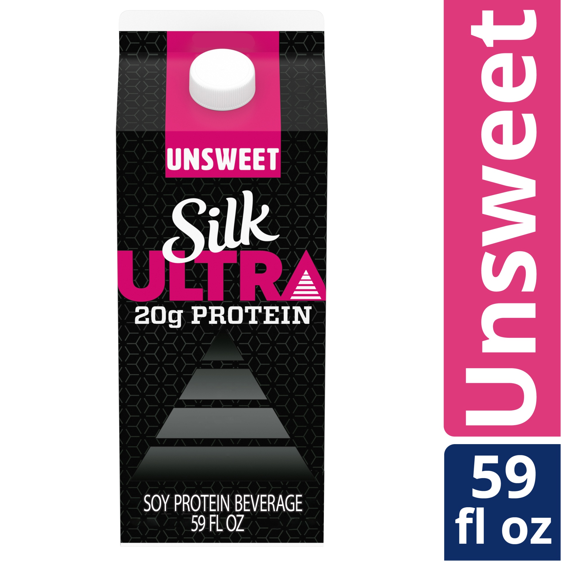 slide 1 of 1, Silk Ultra Unsweetened, 59 fl oz