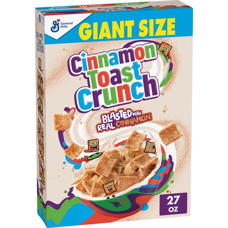 slide 1 of 8, General Mills Cinnamon Toast Crunch Breakfast Cereal - 27oz, 27 oz