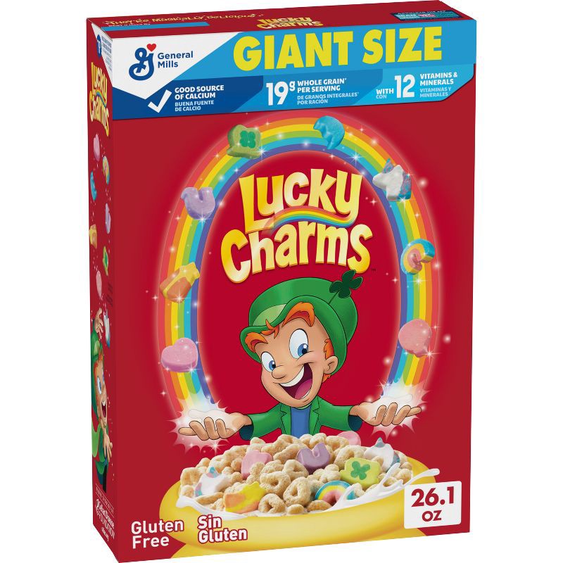 slide 1 of 7, Lucky Charms Breakfast Cereal - 26.1oz - General Mills, 26.1 oz