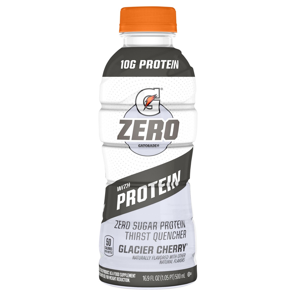 slide 1 of 6, Gatorade Zero With Protein Thirst Quencher, Glacier Cherry, 16.9 Oz, 1 ct