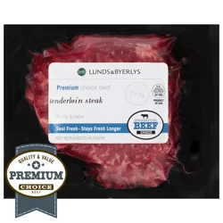 Lunds & Byerlys Signature Seasoned Beef Tenderloin Steak 8 oz
