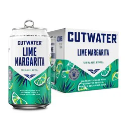 Cutwater Spirits Cutwater Lime Tequila Margarita Cocktail - 4pk/355ml Cans