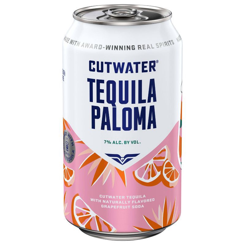 slide 10 of 13, Cutwater Spirits Cutwater Grapefruit Tequila Paloma Cocktail - 4pk/355ml Cans, 4 ct; 355 ml