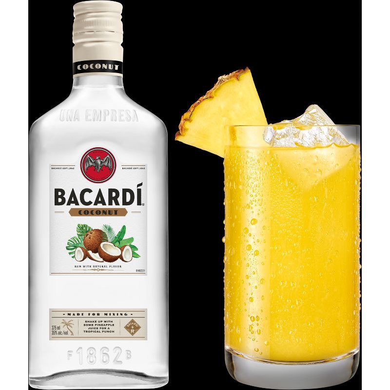 slide 6 of 7, Bacardi Coconut Rum - 375ml Bottle, 375 ml