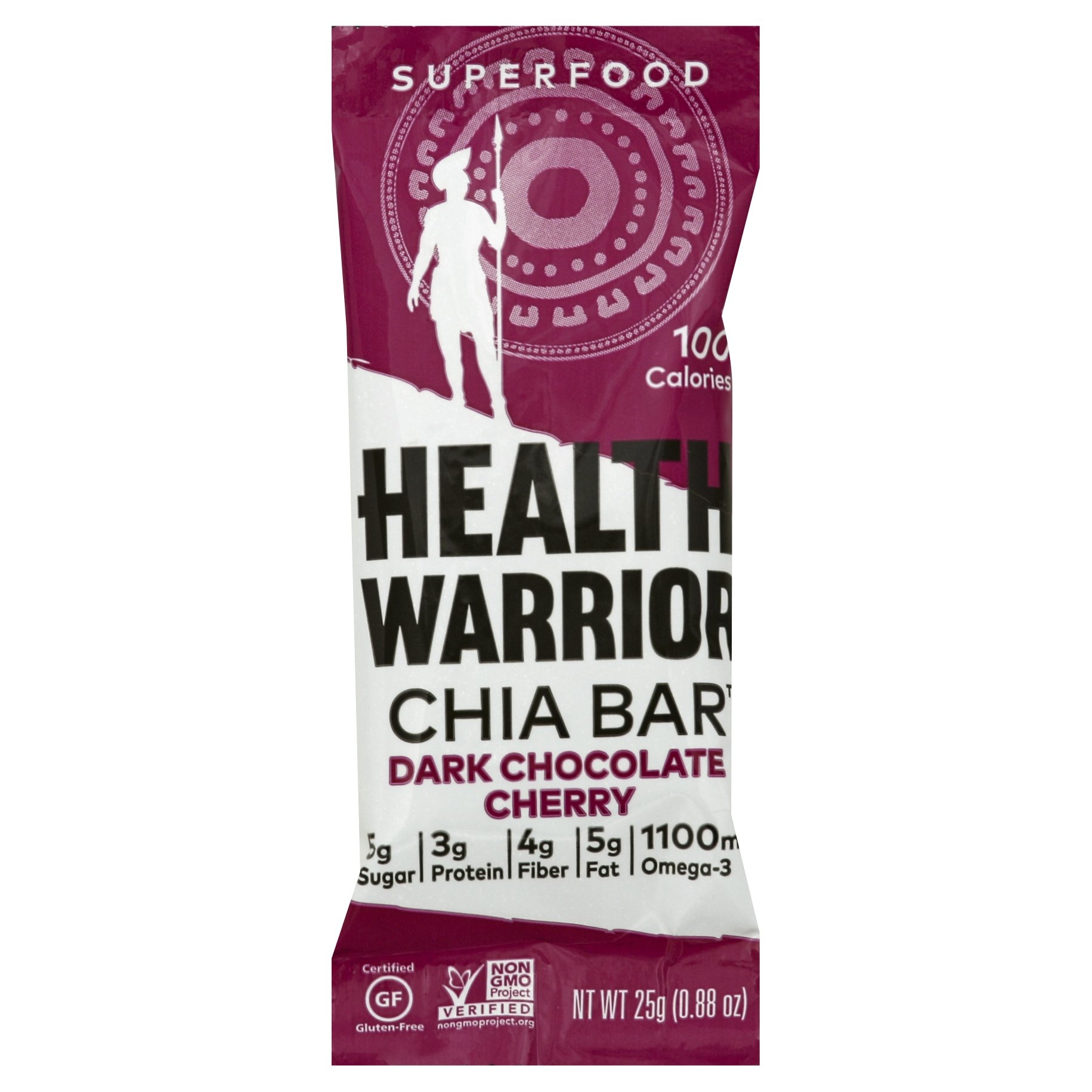 slide 1 of 1, Health Warrior Dark Chocolate Cherry Chia Bar, 0.88 oz