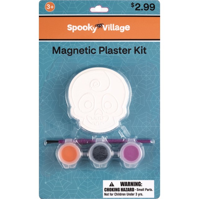 slide 1 of 1, SPOOKY VILLAGE Magnetic Plaster Kit, 1 ct