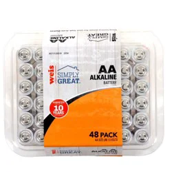 Weis Quality Simply Great Alkaline Battery