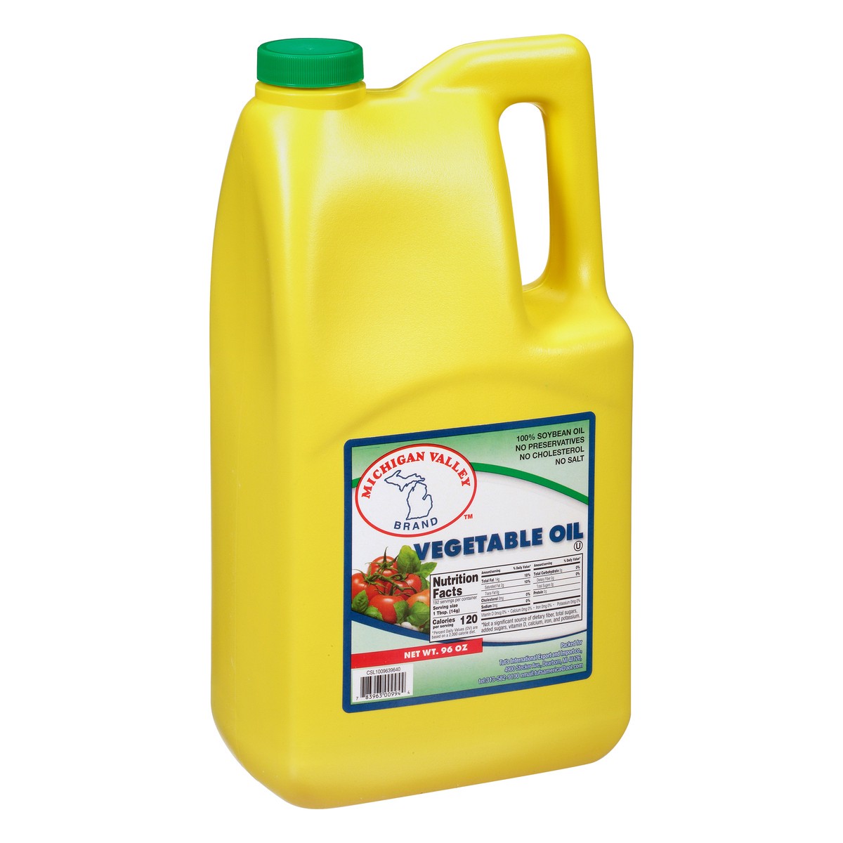 slide 6 of 9, Michigan Brand Valley Vegetable Oil, 96 oz