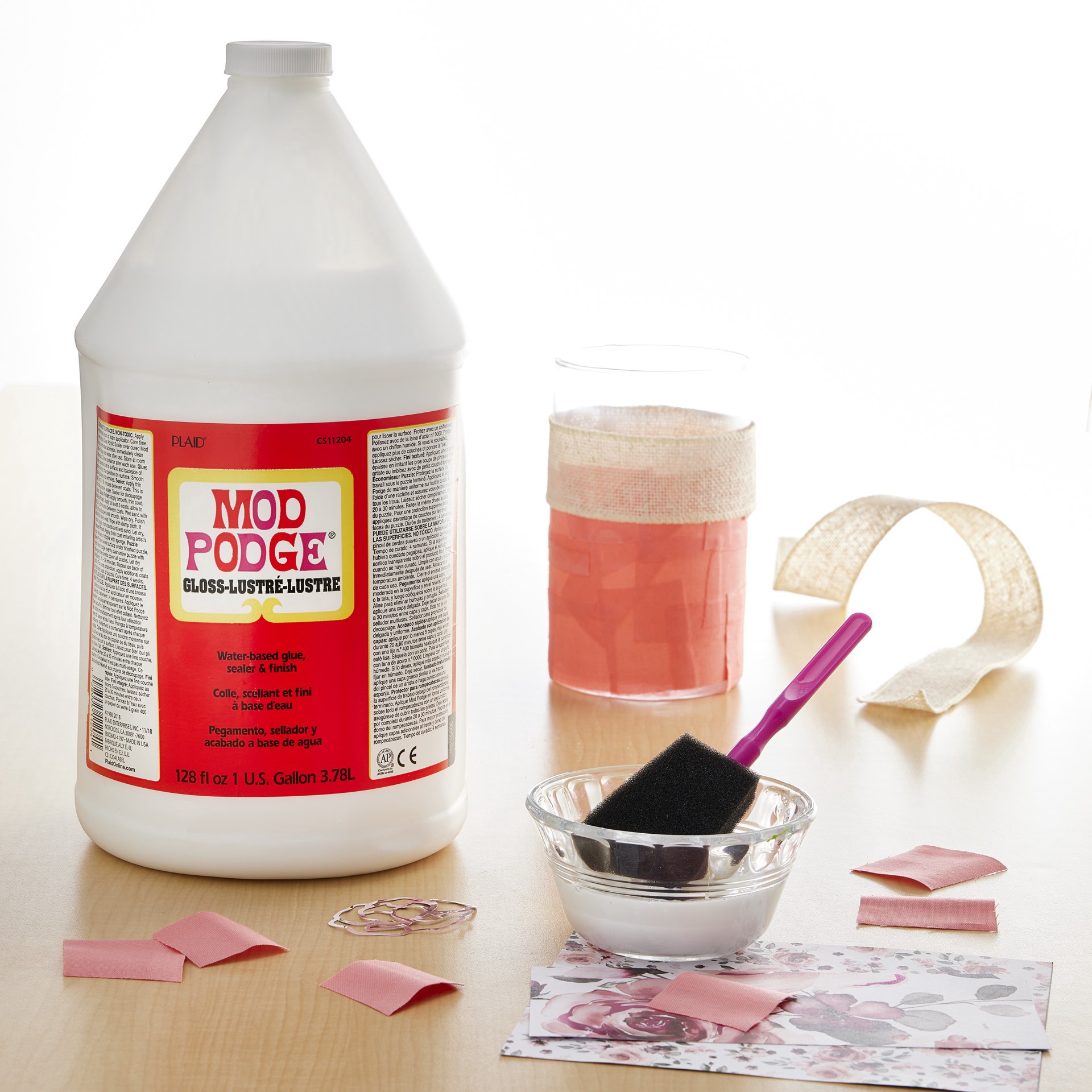 slide 3 of 4, Mod Podge Gloss, 128 fl oz