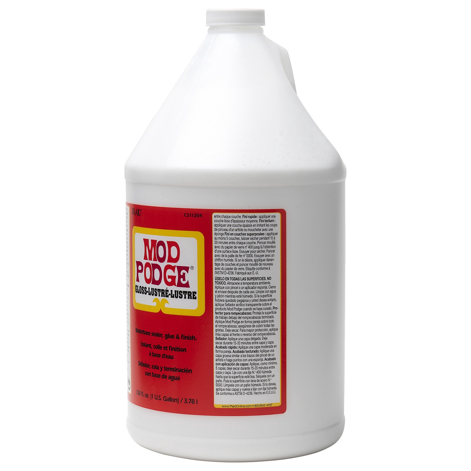 slide 4 of 4, Mod Podge Gloss, 128 fl oz