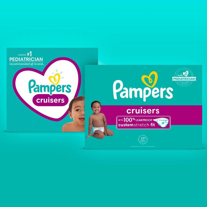 slide 10 of 10, Pampers Cruisers Diapers Enormous Pack - Size 3 - 140ct, 140 ct